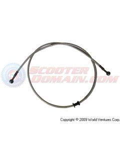 Brake Hydraulic Line - 38 inch braided stainless steel