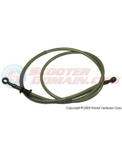 Brake Hydraulic Line - 55 1/2 inch braided stainless steel