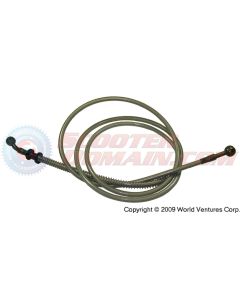 Brake Hydraulic Line - 77 1/2 inch braided stainless steel