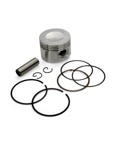 Piston Rebuild Kit - 110cc Piston, Wrist pin, C-clips and Rings (4-stroke)