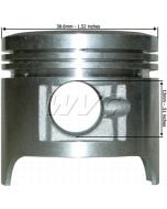 Piston - 50cc, 4-Stroke